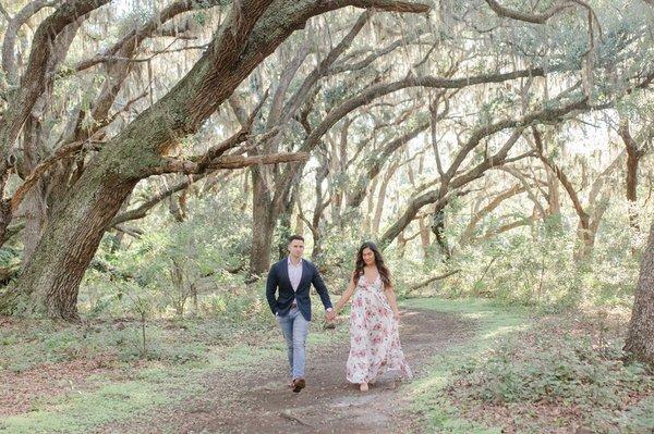 Nicholle and Alex's Engagement Photos at Lake Runnymede in Saint Cloud, FL