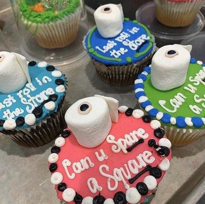 Quarantine cupcakes ! Ha !