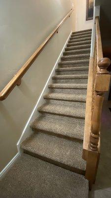 New carpet on my stairs - my favorite section.