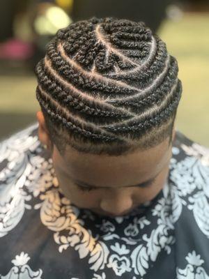 Boy/men braids