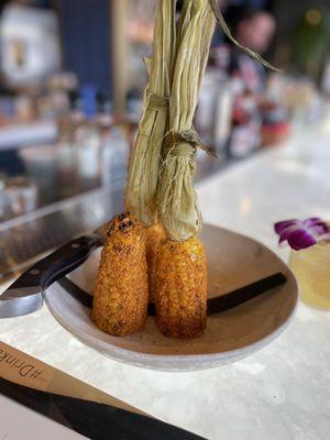 Caribbean street corn