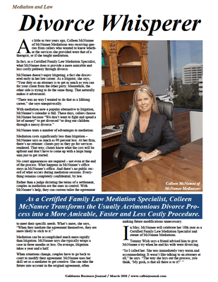 '18 CA Business Journal Feature Article