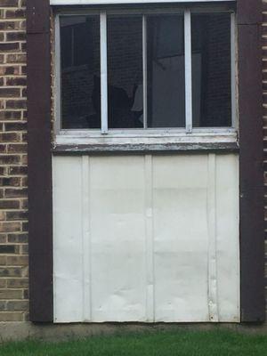 Broken window