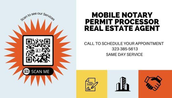 Notary, Permit Processing & Real Estate Services