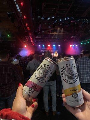 White Claw Mango & Black Cherry!