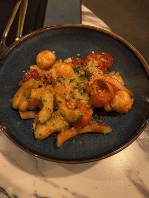 Deconstructed caprese salad