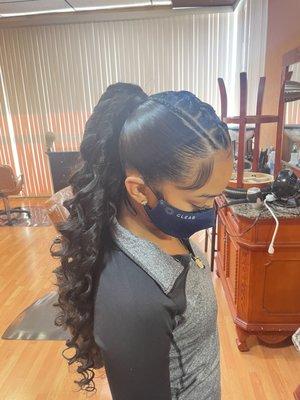 Ponytail styles by Karen