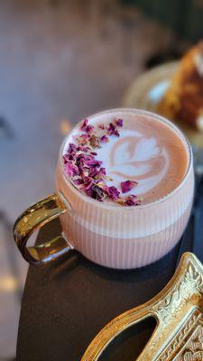 Rose Honey Cardamom Latte