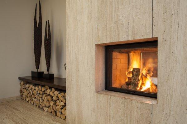 Natural Stone Miter Edge Fireplace Surround