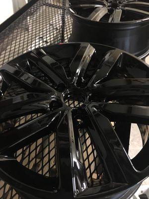 Powder coated gloss black