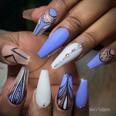 The best custom nail designs at Regal Nails inside Walmart North Port. (941) 426-8033