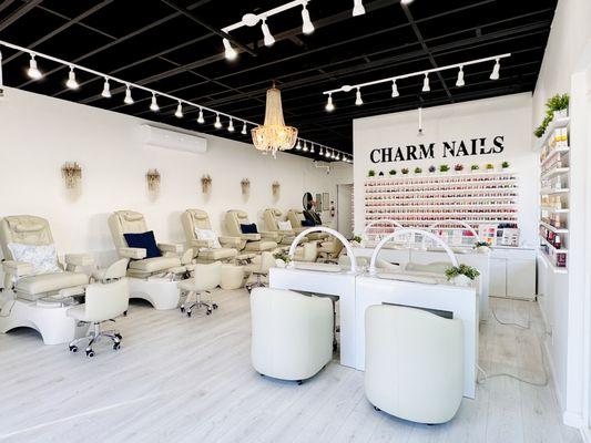 Step into Charm Nails, where we bring magic to life through stunning nail designs, pampering you from start to finish.