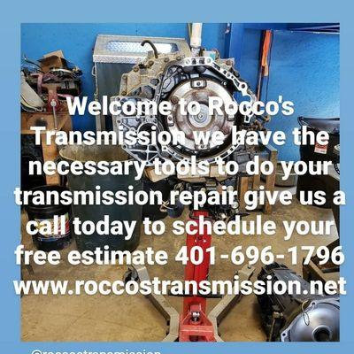 Rocco's Transmissions 401-696-1796 www.roccostransmission.net