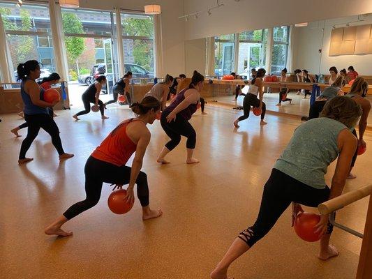 Build even more resistance with great props such as weights, core ball, resistance band, and core sliders