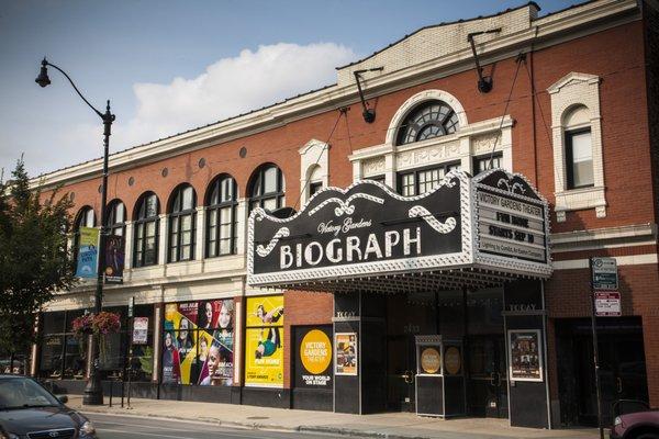 The historic Biograph marquee