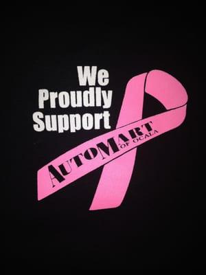 Auto Mart of Ocala proudly  supports Michelle-O-Gram a local charity helping women get mammogram's