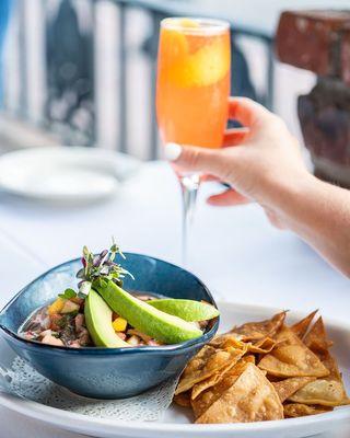 Midweek treat? Yes, please! 

Enjoy our fresh ceviche paired with a crisp spritz--perfect for brightening up your week.