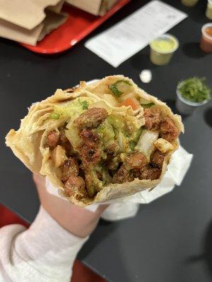 Al pastor burrito