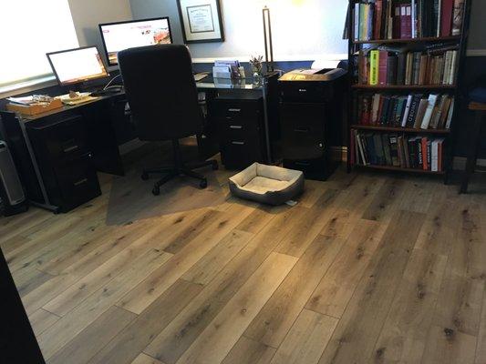 Longmont vinyl flooring in office/bedoom