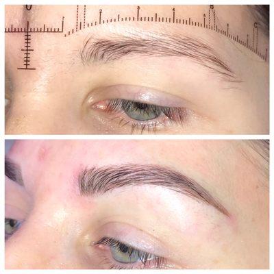 Natural looking Microblading