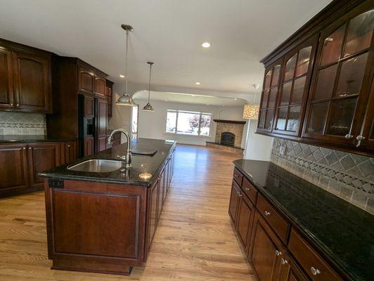 Sparkling clean kitchen...