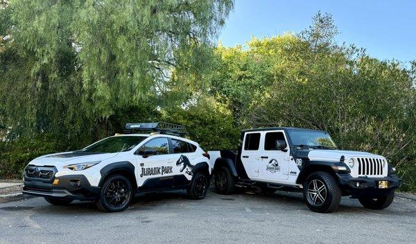 Did the jeep a few years back and now they added to their fleet. We keep all our files and can repeat vinyl decals and wraps years later.