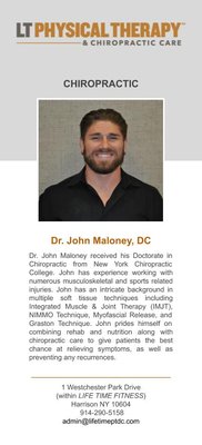 Dr John Maloney, DC - Chiropractor