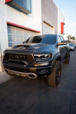 Dodge Ram TRX in for full Xpel Stealth PPF