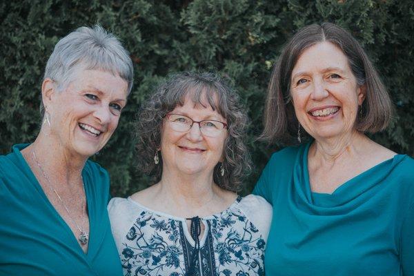 Physical Therapists Heather A. Hannam, Carol R. Conrades, and Cindy Roundtree.