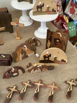 Fair Trade handmade crosses and nativities from northern Argentina