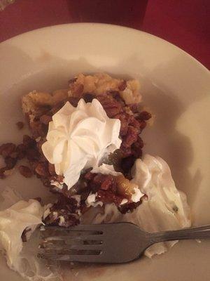 The pecan pie was stuffed with pecans, crust was flakey and oh so delicious! I'd go back just for the desserts!