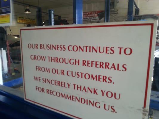 Good referrals indeed. I got a few suggestions to go to this place and I am pretty happy.