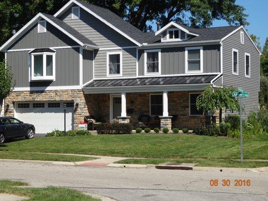 Siding, trim, and roof