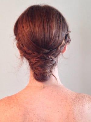 Wedding updo. Runway inspired.