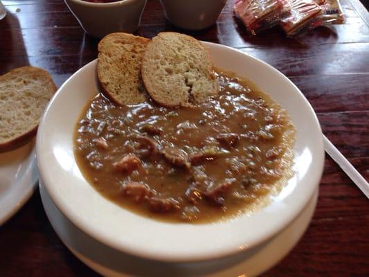 Chicken sausage gumbo