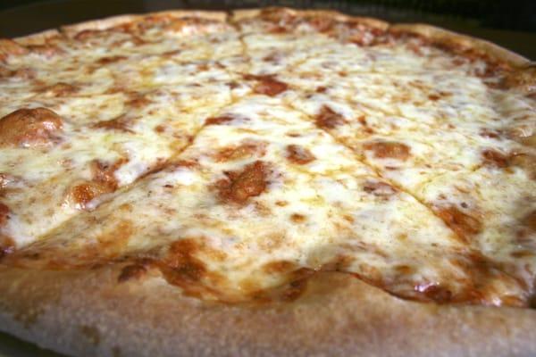 Sweet sauced pizza with flavorful crust. Held by many to be the best pizza in the area.