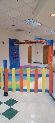 Royalty Sensory Gym built the cutest picket fence!