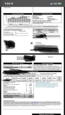 Dec 22 bill check out the average billing