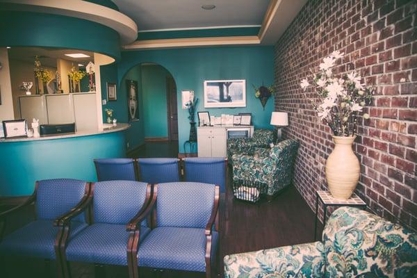 Our fun, comfortable waiting room is a great way to come into our office.