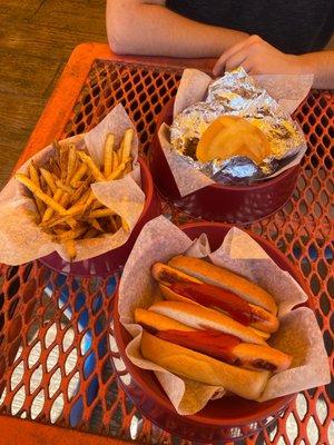 Naked Hot Dog Cardiac Regular Order Of French Fries