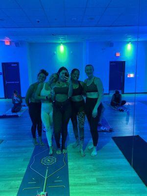 My 1st class at yoga six ‍‍‍‍‍