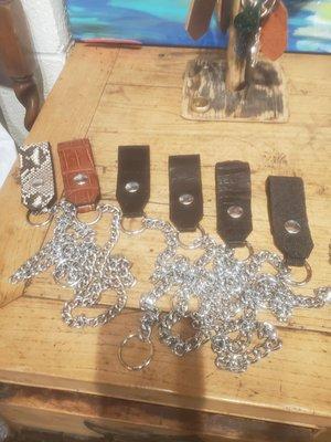 Custom made wallet chains