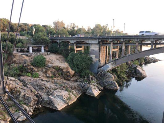 Viewing & testing point by the bridge!