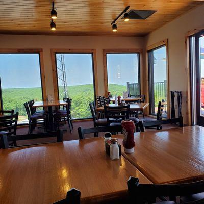 View of our table before sitting down.  There was a total of 7 of us.  6-4-2023