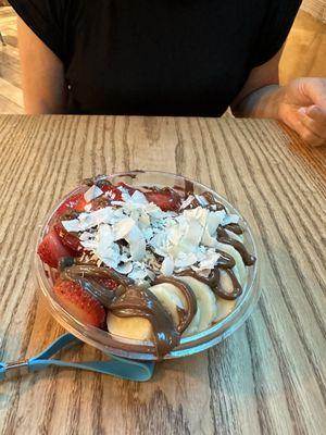 Nutella acai bowl