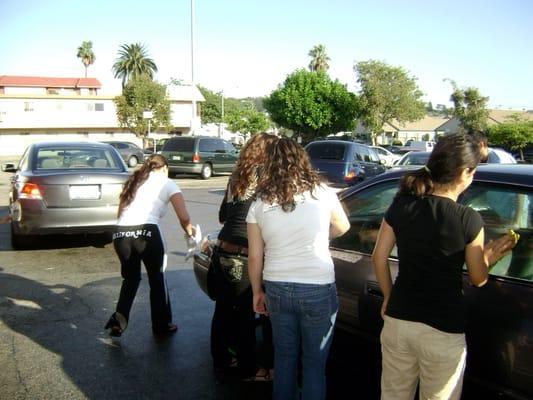 Car wash fundraiser organized by our youth!