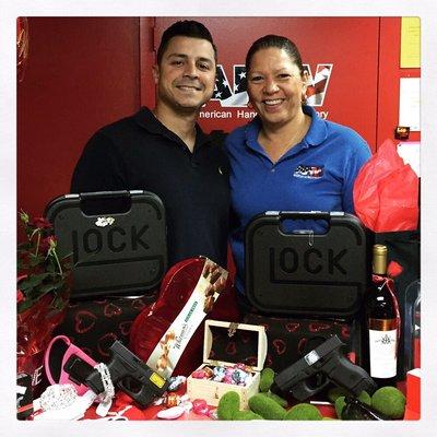 Congratulations to "Chupi"! AHW's Valentines Day Raffle Winner of 2 Glocks (42 & 43) and Range Kit.