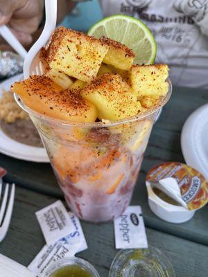 Fruit cup with Tajin!