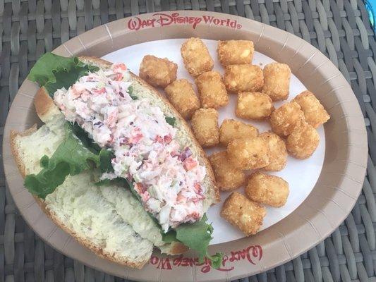 Lobster roll at Beaches pool bar and grill, Disney's grand Floridian Resort and spa, Orlando