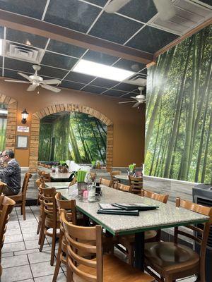 This place is a vibe! Like sitting in a bamboo forest eating some of the tastiest food in Houston!